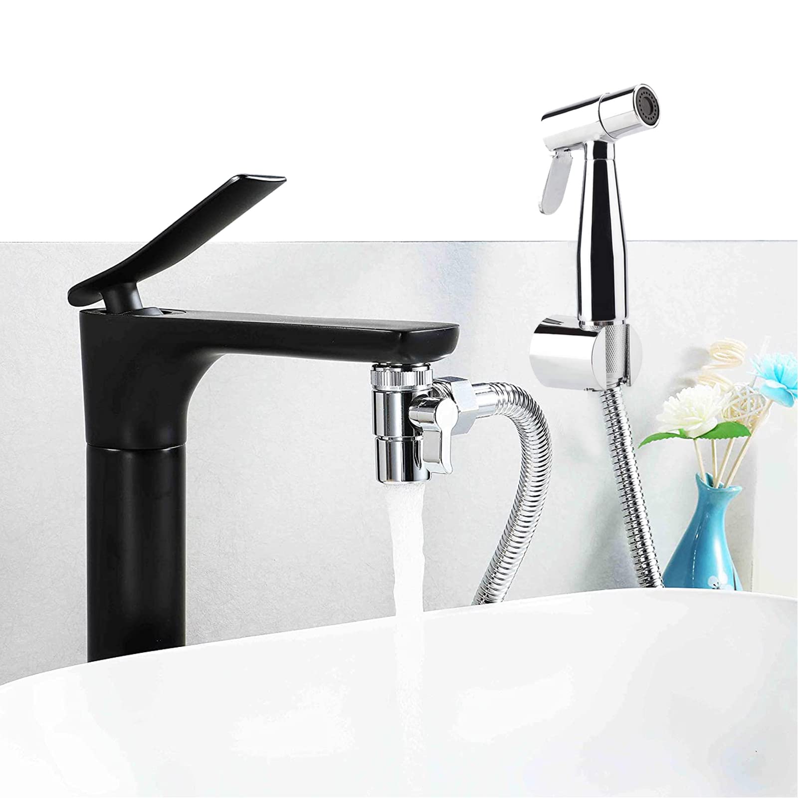 High Pressure Bidet Sprayer - Stainless Steel Non-Leak Toilet Cleaner for Women & Baby Diaper Washing | Perfect for Bathroom Hygiene & Infant Care