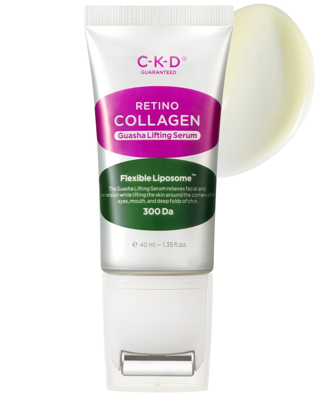 Best Anti-Aging Bundle: 300 Small Molecule Retinol Collagen Gua Sha Lifting Serum & Intensive Cream Set for Wrinkles & Firming - Perfect for Night Routine & Facial Massage
