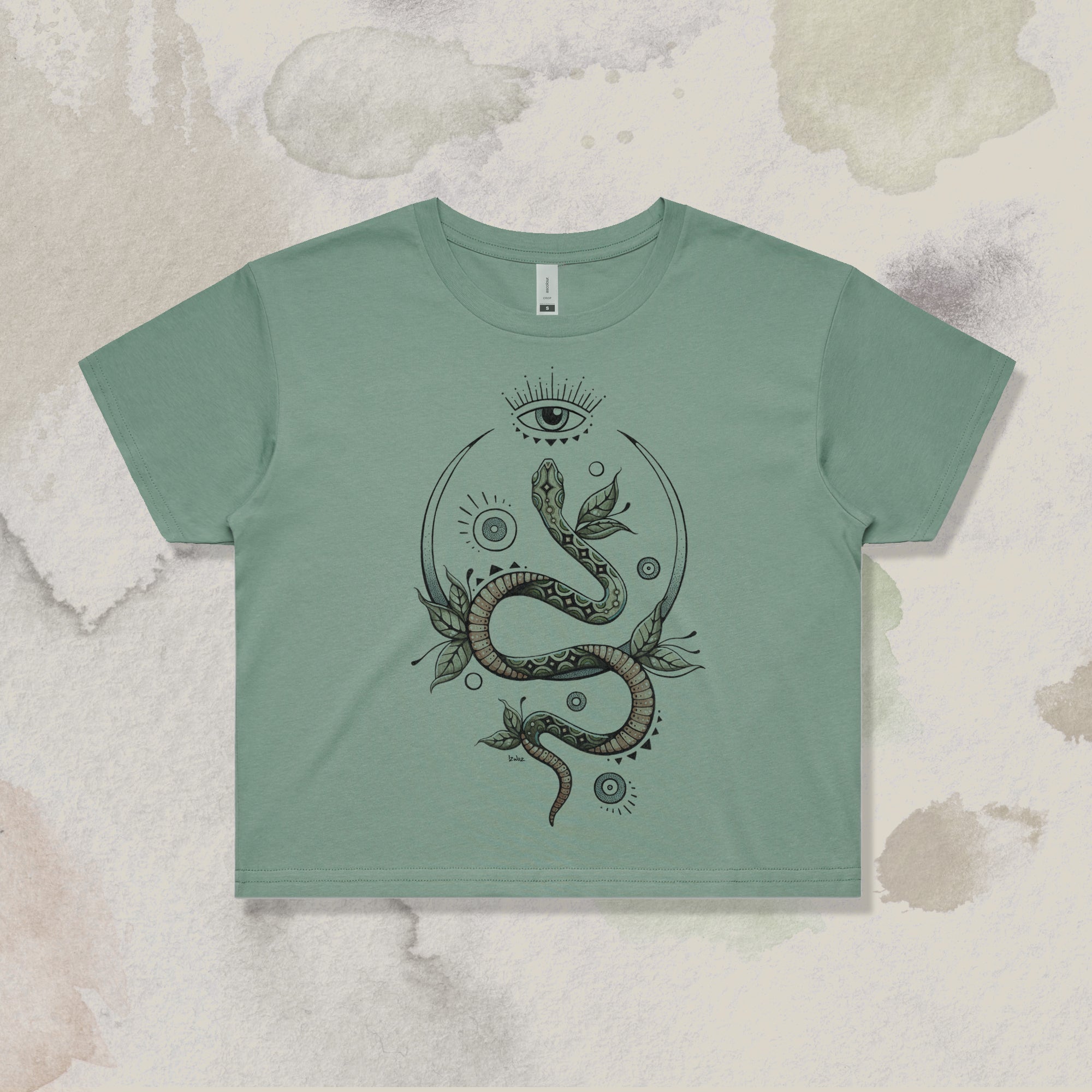Nagini Crop Top for Women - Trendy Summer Fashion T-Shirt - Perfect for Casual Outings, Beach Trips, and Music Festivals