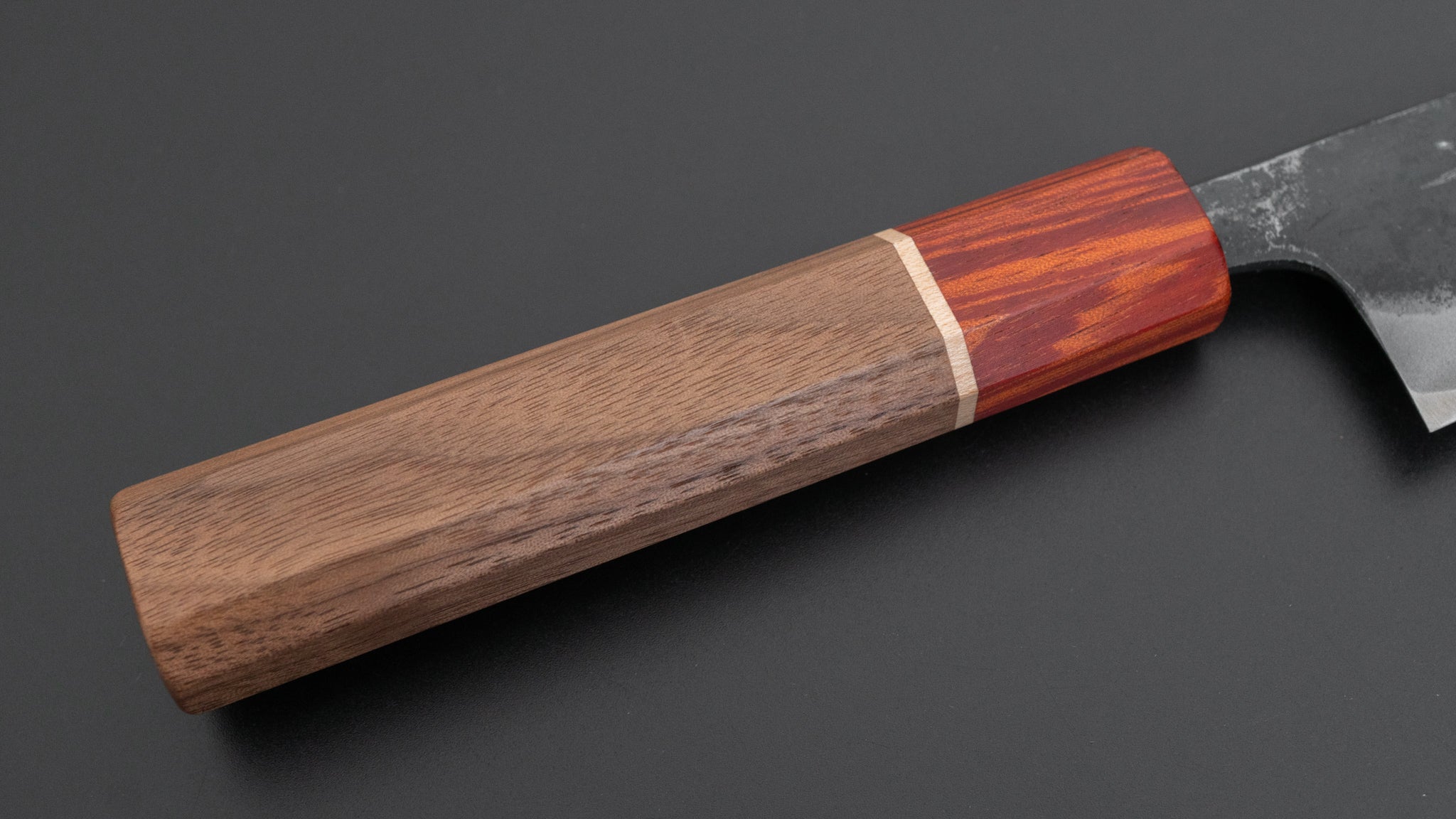 Hitohira Tosa Kurouchi Blue #2 Petty Knife 135mm - Japanese Chef Knife with Walnut Handle & Rengas Ferrule - Perfect for Slicing, Peeling & Precision Kitchen Tasks
