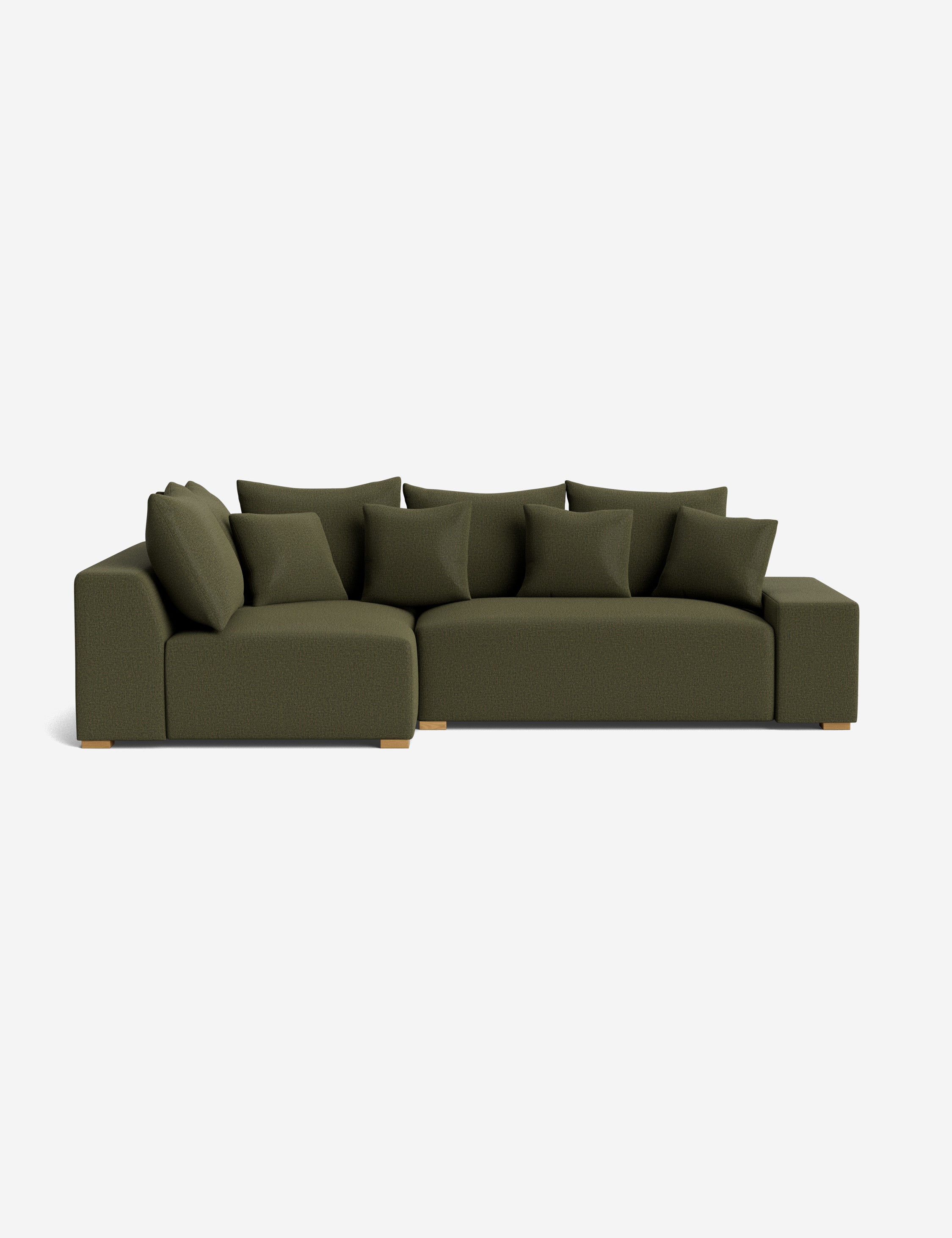 Modern Clayton Sectional Sofa - Comfortable L-Shaped Couch for Living Room, Family Room & Home Theater | Durable Upholstery & Stylish Design