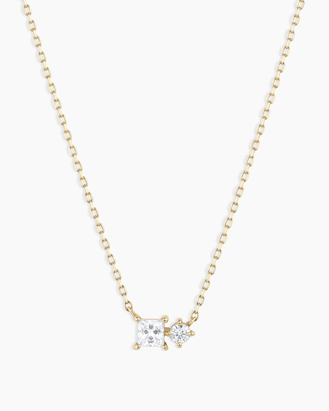 Exquisite Diamond & White Sapphire Pendant Necklace for Women - Elegant Jewelry Gift for Anniversary, Wedding & Special Occasions