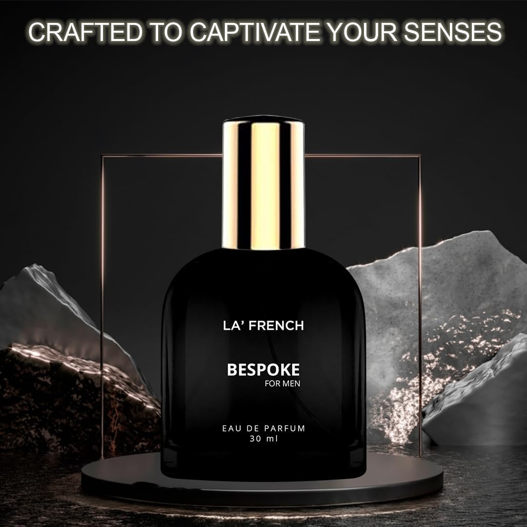 Premium French Men's Perfume 30ml - Long Lasting Eau De Parfum | Luxury Cologne with Fresh Scent | Travel Size Fragrance for Date Night, Office & Special Occasions | Gift for Him