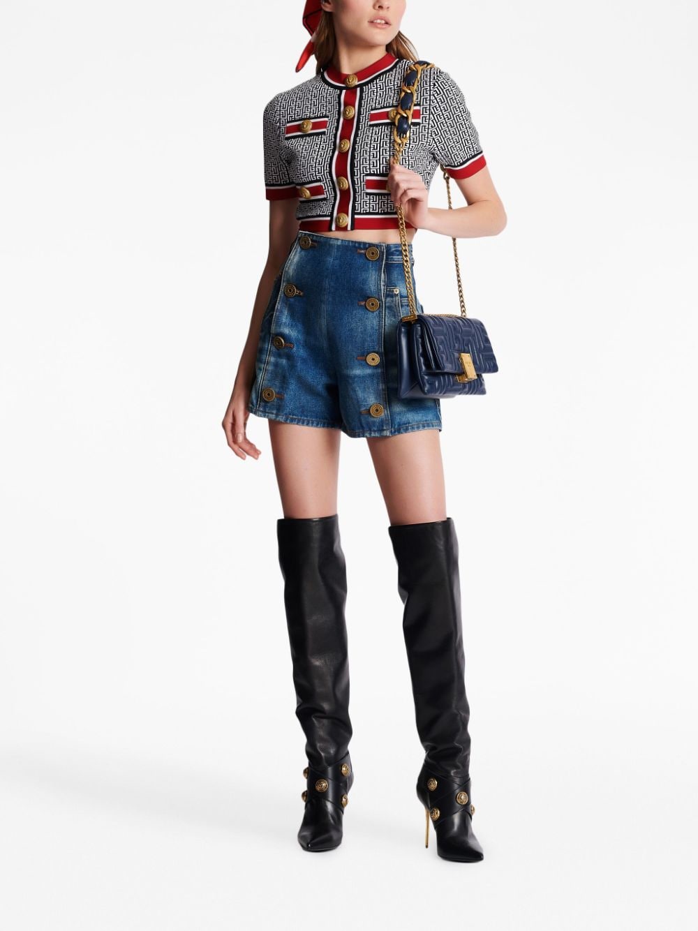 Balmain Women's Multicolor Tops - Stylish & Trendy Blouses for Casual Wear, Parties & Office Outfits