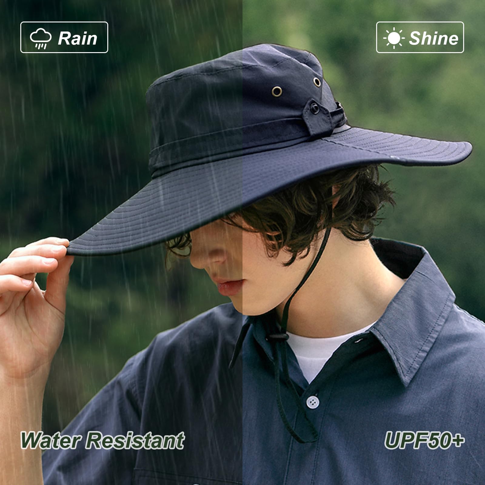 UV Protection Sun Hats for Women & Men - UPF 50+ Wide Brim Bucket & Bonnie Hats for Hiking, Fishing, Beach & Outdoor Activities