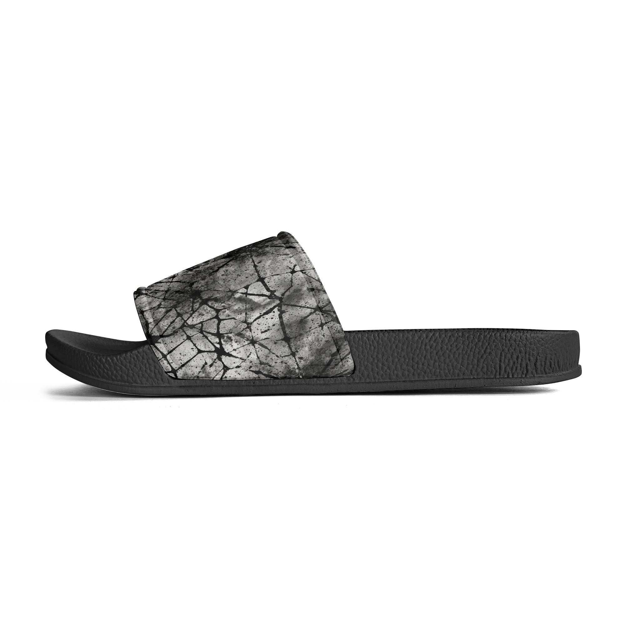 Distressed Men's PVC Sandals - Comfortable & Durable Summer Beach Shoes for Outdoor Walking, Hiking, and Casual Wear