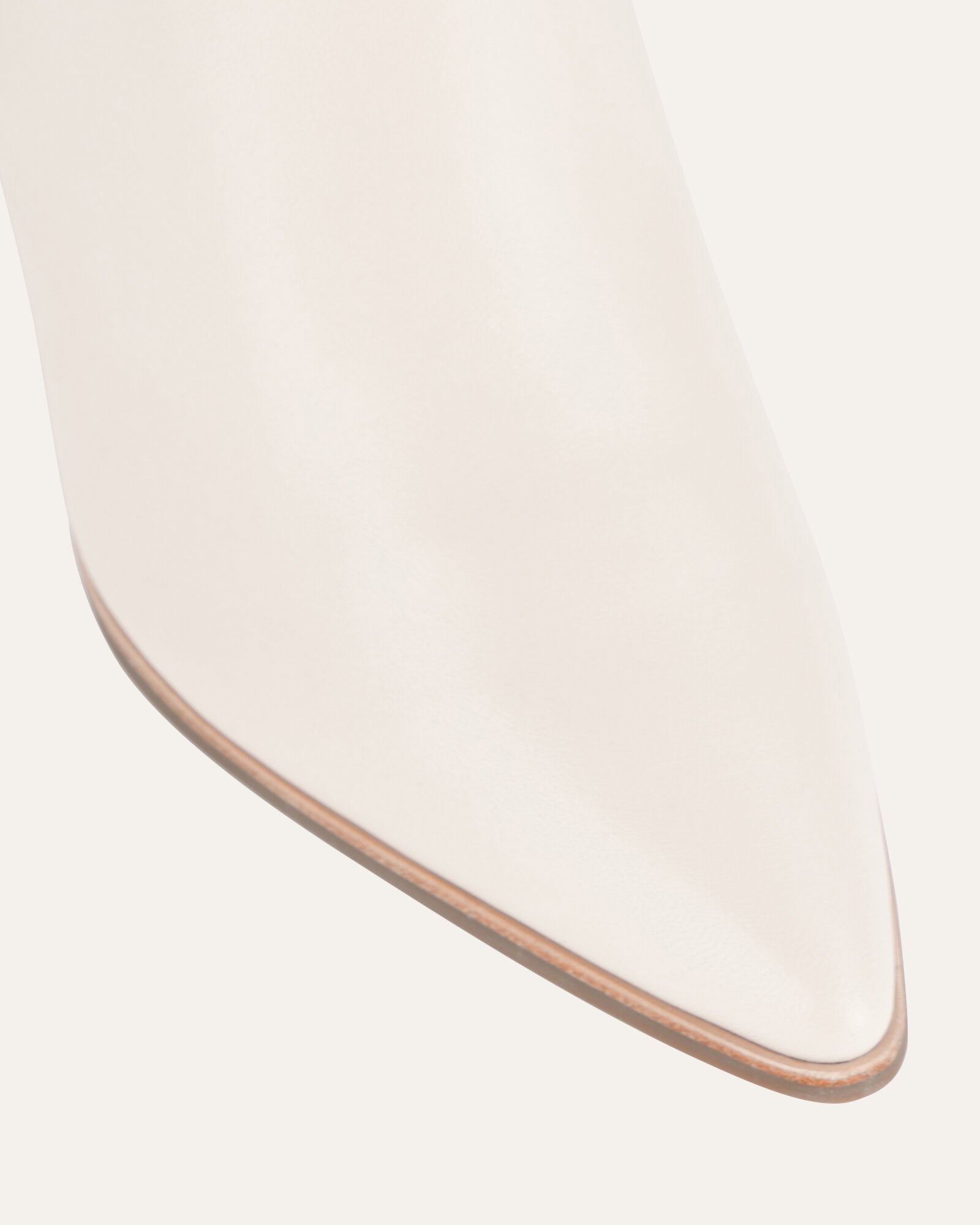 TATIANA Women's High Ankle Boots - Off White Genuine Leather Fashion Shoes for Fall/Winter, Date Night & Office Wear