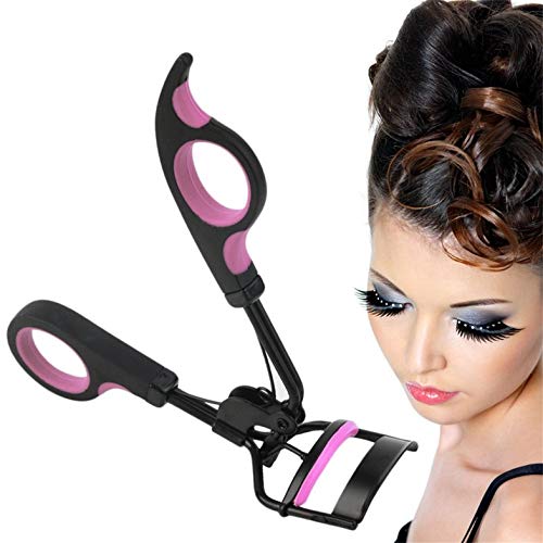 Natural Curl Eyelash Curler for Women - Black False Eyelash Curling Clip with Comfort Grip | Perfect for Daily Makeup, Party & Special Occasions
