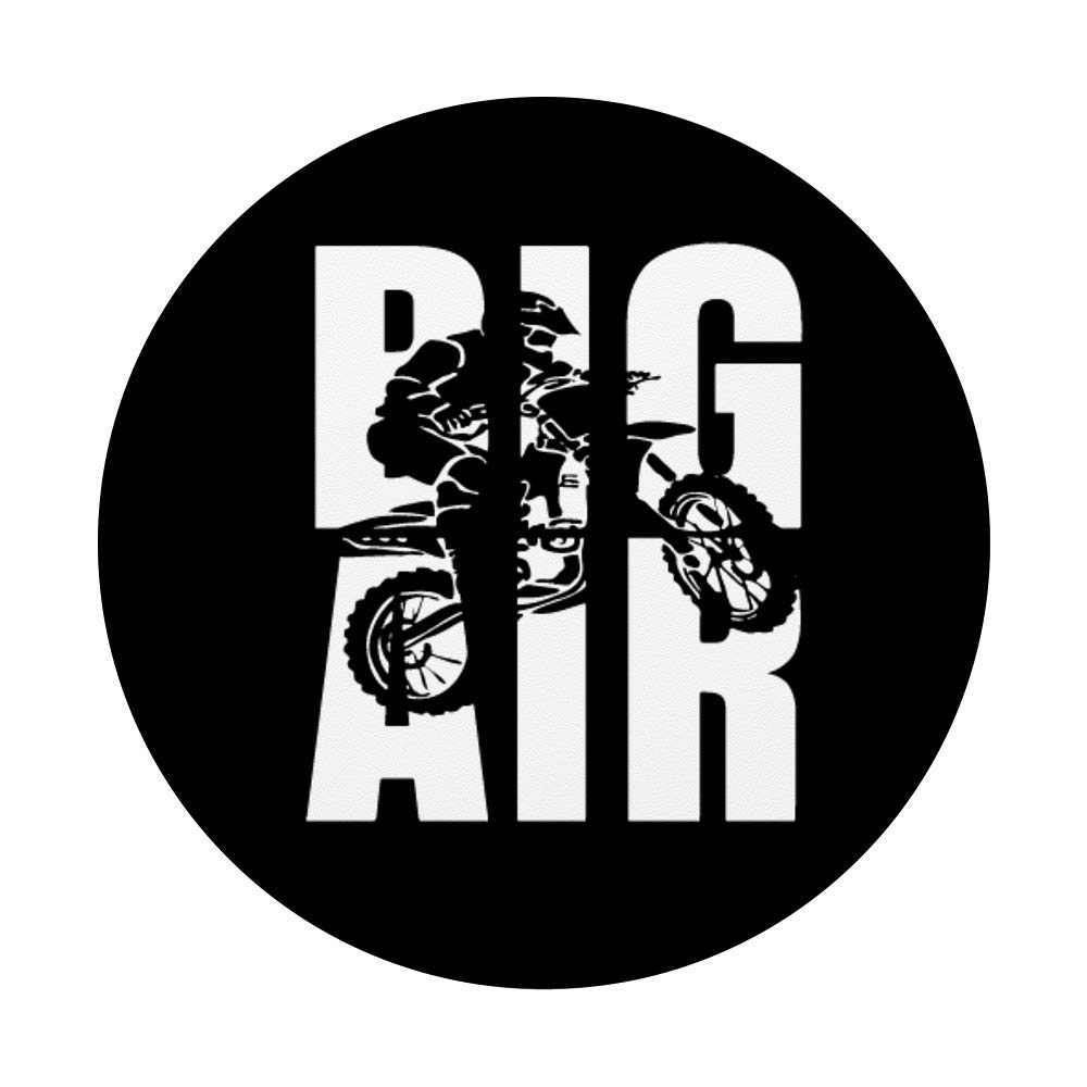 Motocross Big Air PopSockets - Phone Grip & Stand for Dirt Bike & Off-Road Racing | Perfect for Motorcycle Enthusiasts & Adventure Seekers