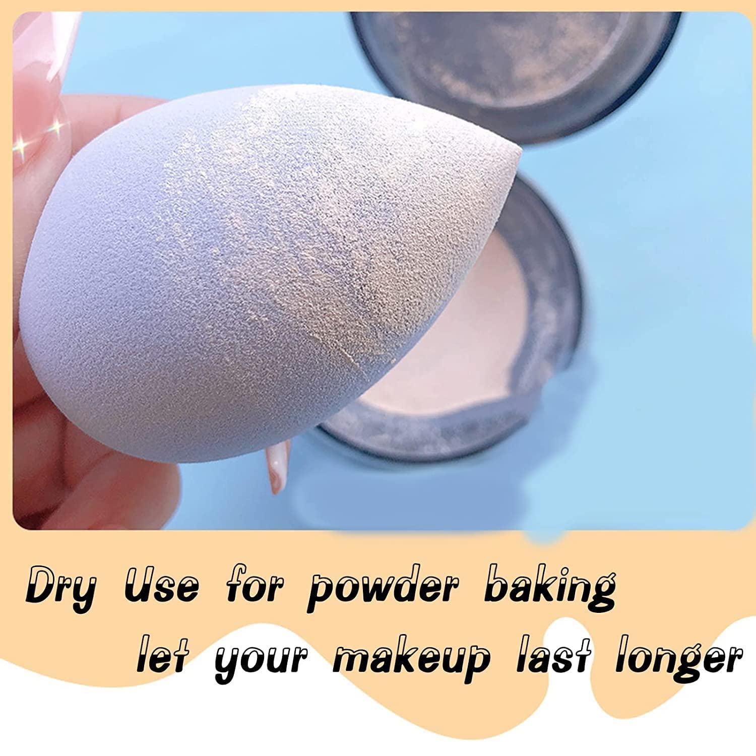 GFF Makeup Sponge with Storage Box - Reusable Cosmetic Puff for Foundation, Concealer & Blending (Multicolor) - Perfect for Travel, Home & Professional Makeup Kits