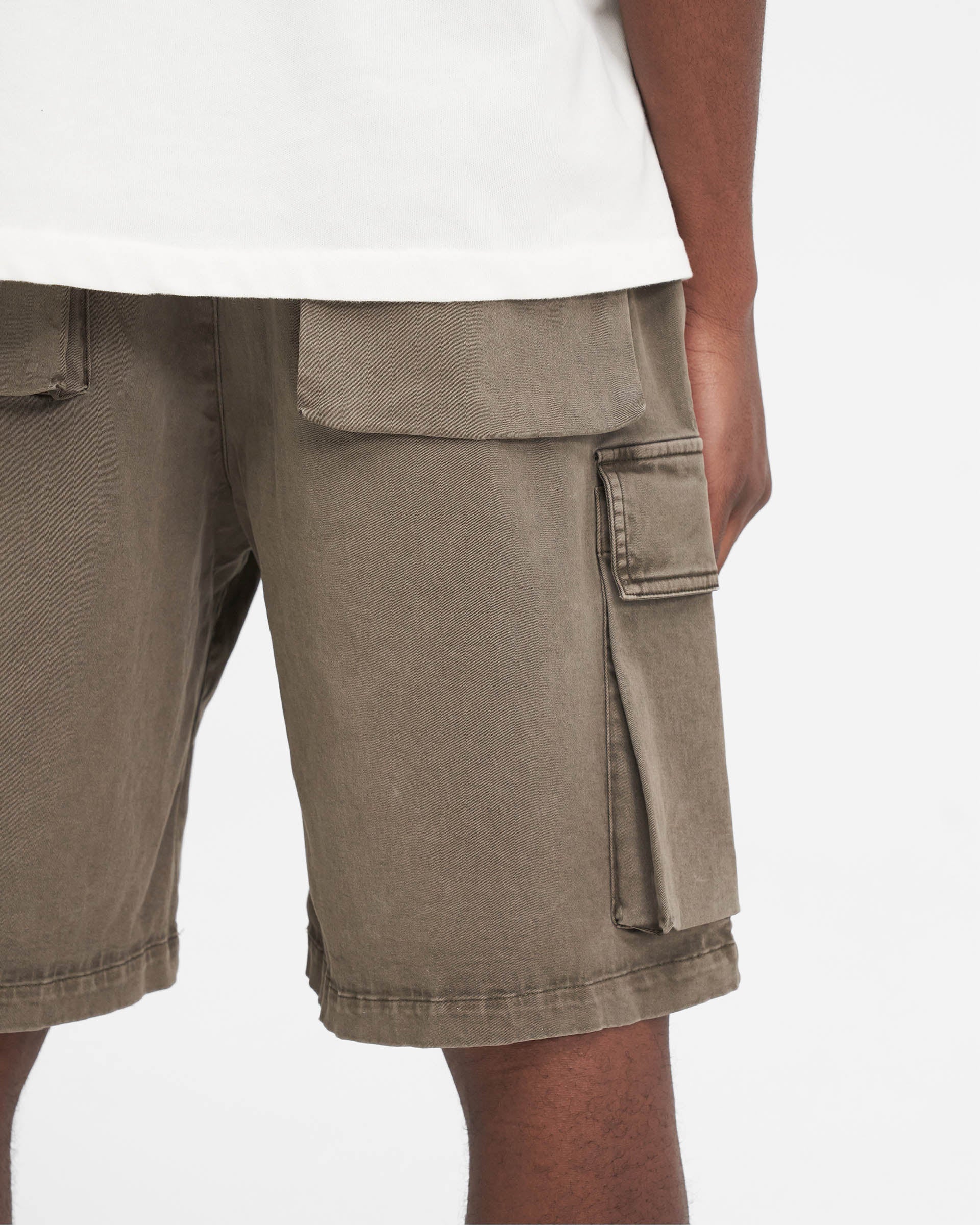 Men's Washed Cargo Shorts - Comfortable Casual Pants with Multiple Pockets | Perfect for Outdoor Activities, Hiking, and Summer Wear