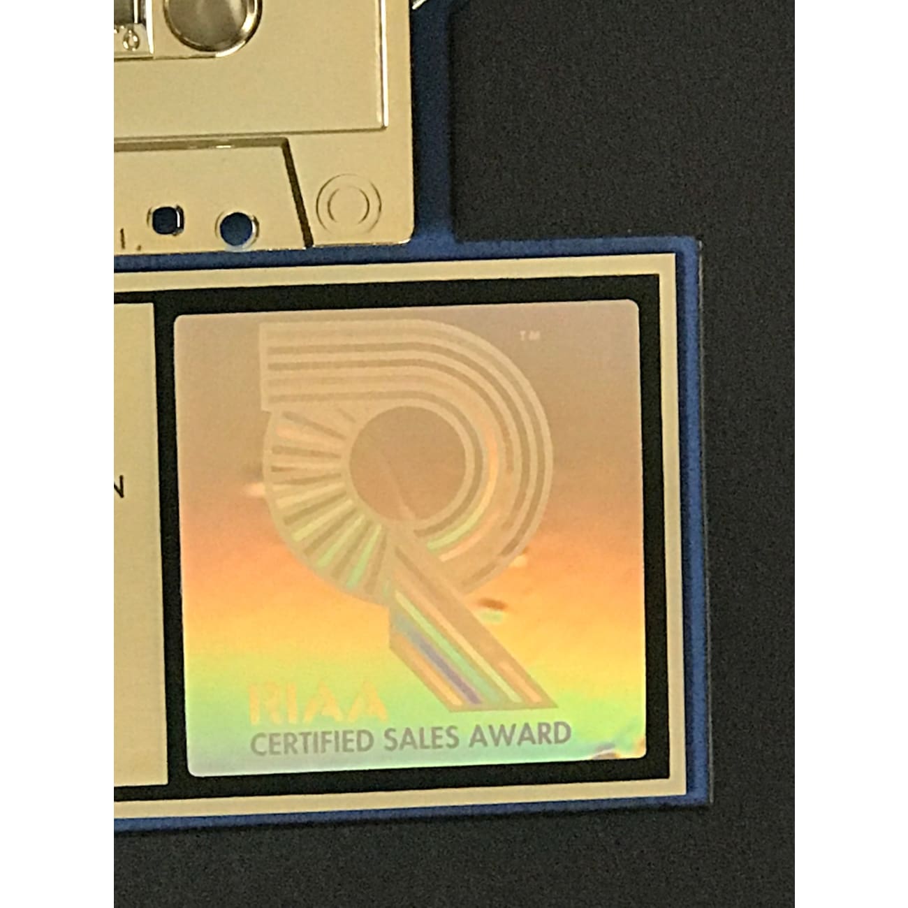 Guns N' Roses November Rain RIAA Gold Single Award Plaque - Certified Music Memorabilia for Collectors & Fans - Perfect for Display in Home, Office, or Music Room