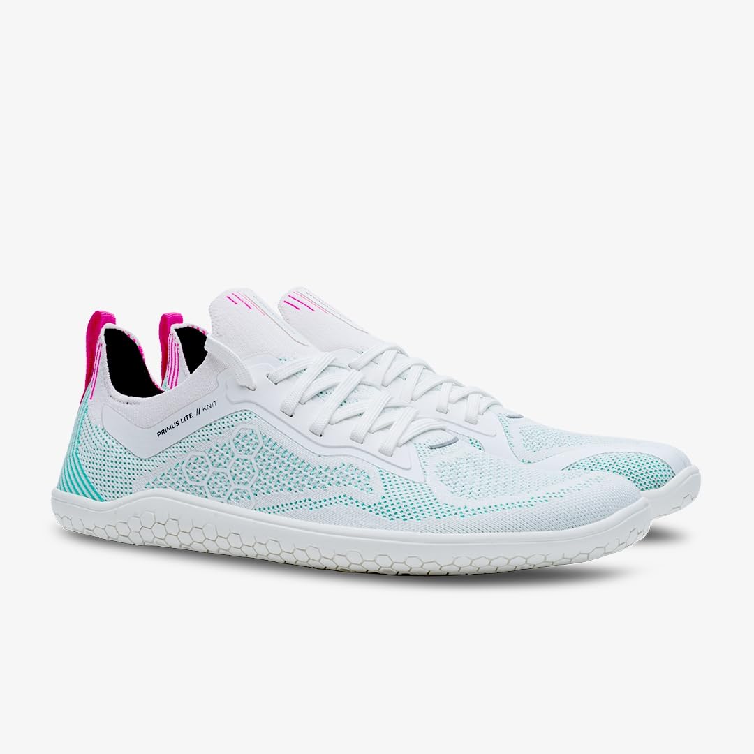 Vivobarefoot Primus Lite Knit Women's Barefoot Training Shoes | Ultra-Lightweight Minimalist Footwear for Strength, Balance & Mobility | Wide Fit Grounding Shoes for Yoga, Gym & Outdoor Activities | Flexible Zero-Drop Design