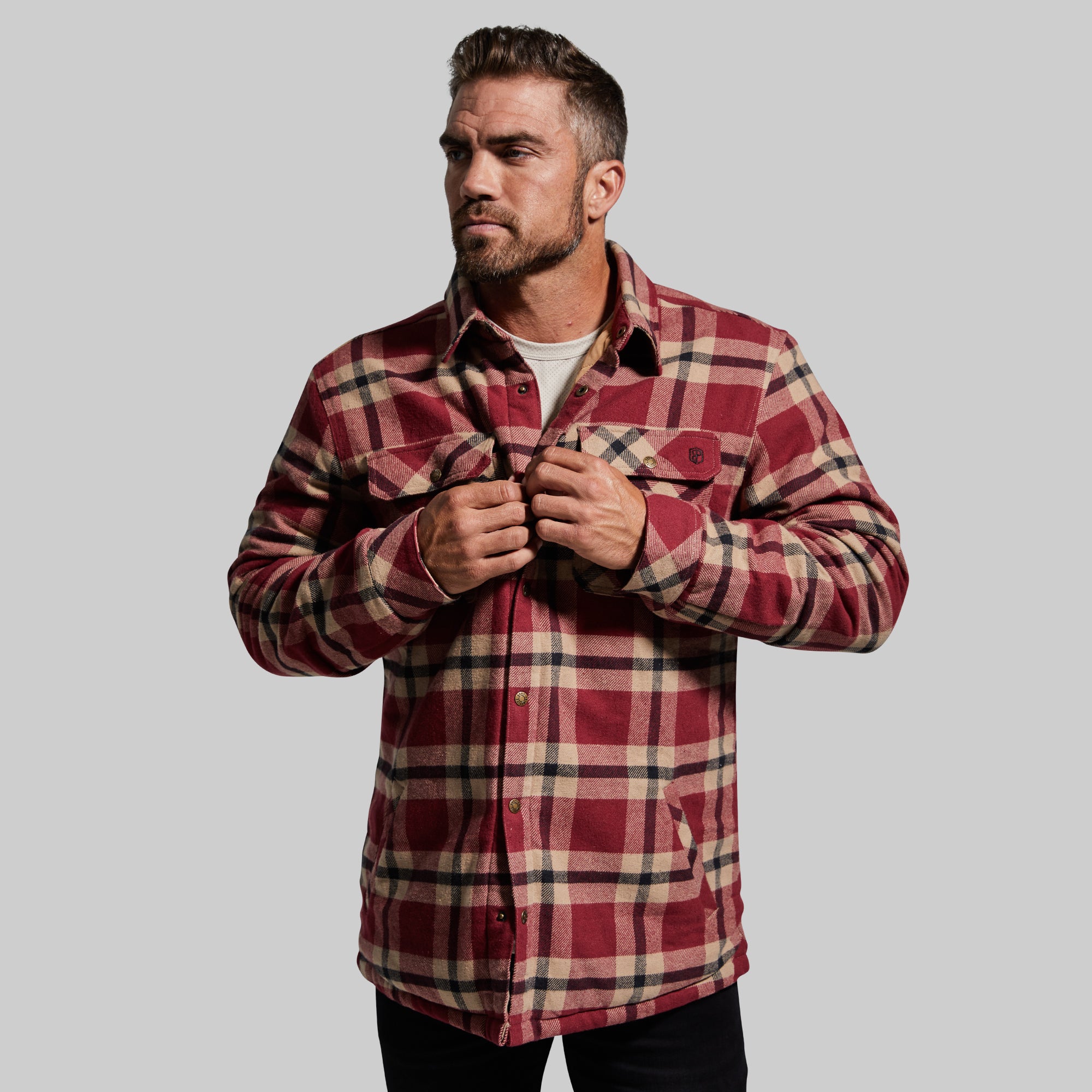 Men's Timber Jacket (Bonfire) - Waterproof Winter Coat for Outdoor Hiking & Camping - Warm Windproof Jacket for Men