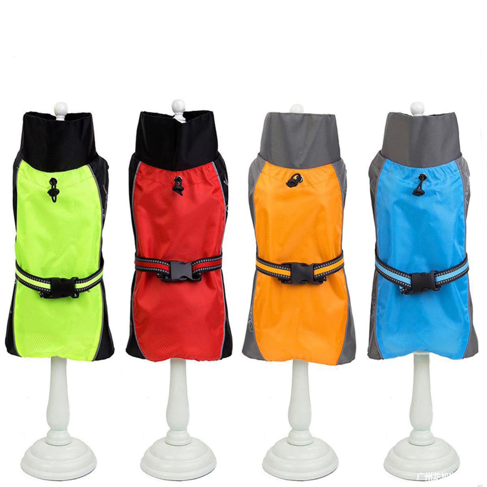 Waterproof Dog Raincoat - Breathable & Fashionable Pet Jumpsuit for Small, Medium & Large Dogs - Outdoor Rain Gear for Walking, Hiking & Playtime in Wet Weather
