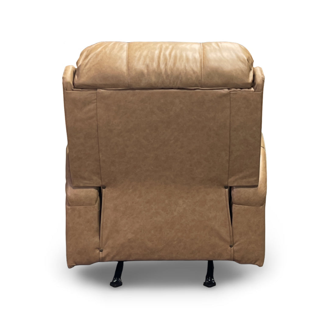 Maverly BeCozzi Power Recliner Chair - Electric Lift Recliner for Living Room, Elderly & Mobility Assistance - Comfortable Leather Massage Reclining Sofa with USB Charger & Cup Holders - Perfect for Home Theater, Nursing & Relaxation