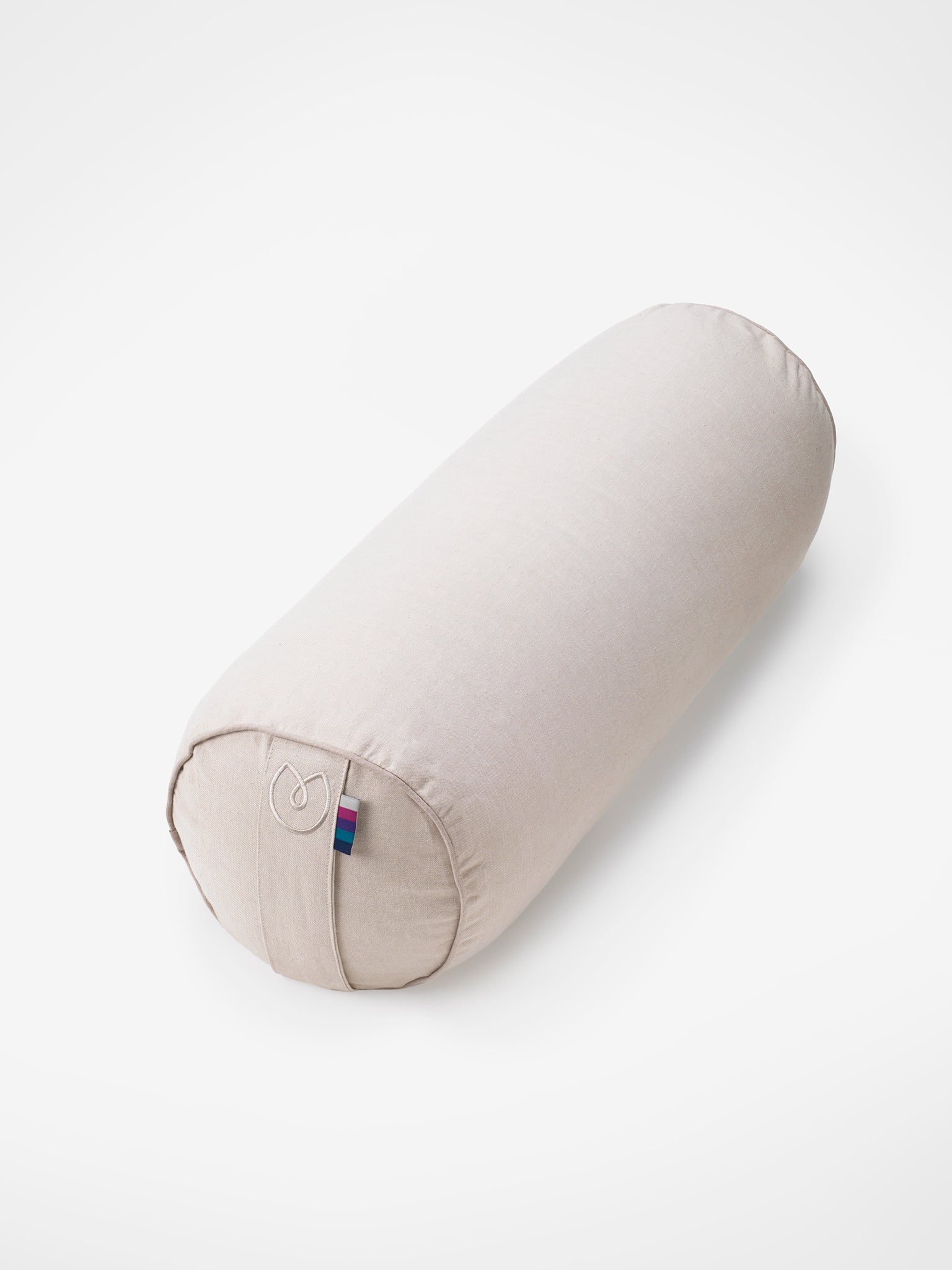 Organic Cotton Chambray Buckwheat Yoga Bolster Pillow - Support for Yoga, Meditation & Home Relaxation - Perfect for Yin Yoga, Prenatal Yoga & Stress Relief