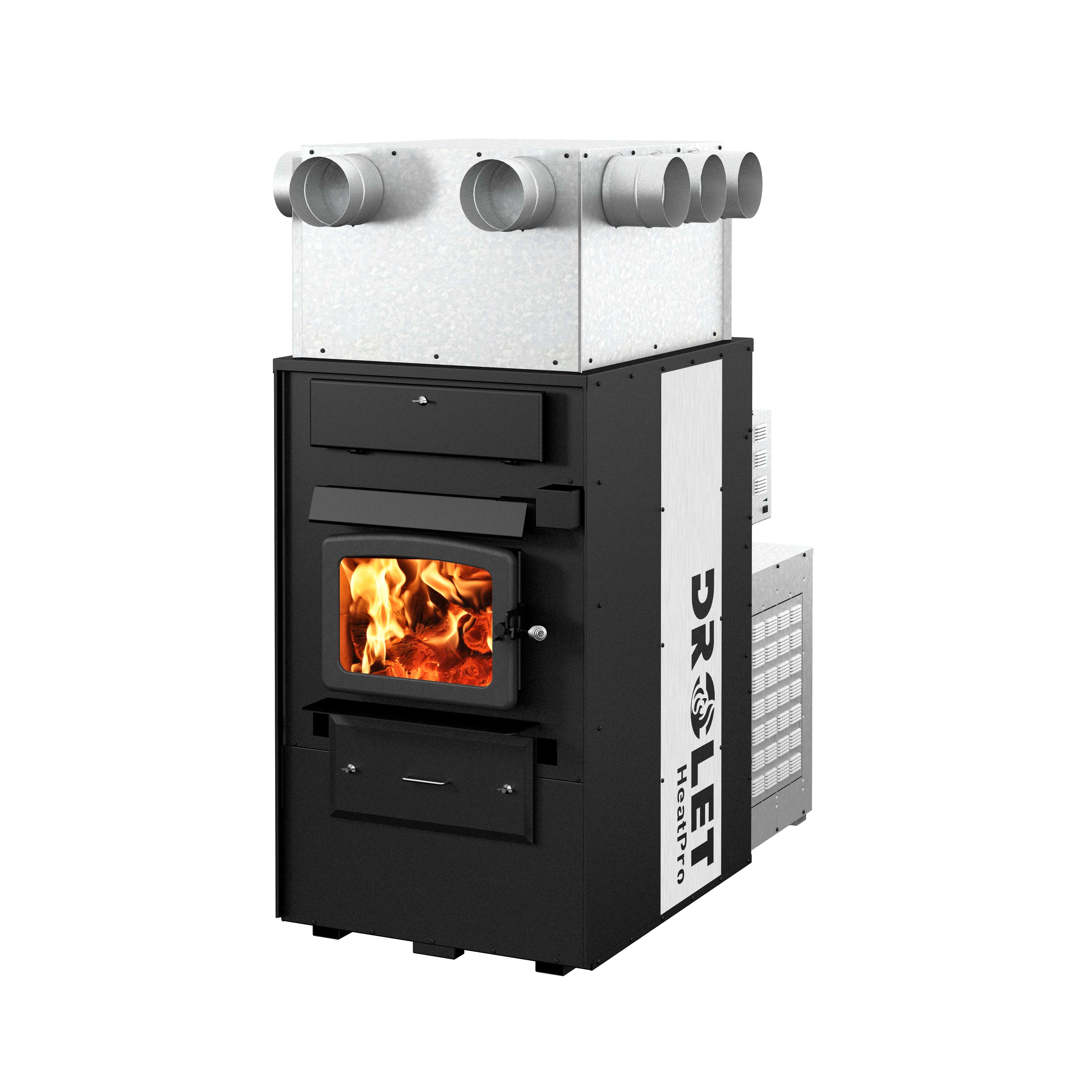 Drolet DF03000 Heatpro CSA Certified 3,500 Sq. Ft. Wood Burning Furnace - Efficient Home Heating for Large Spaces (Ideal for Cabins, Workshops & Rural Homes)