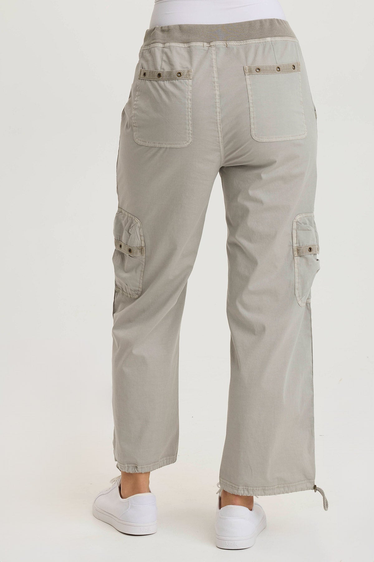 Langley Women's Poplin Cinched Leg Cargo Pants - Stylish Utility Pants for Outdoor Adventures, Hiking & Casual Wear