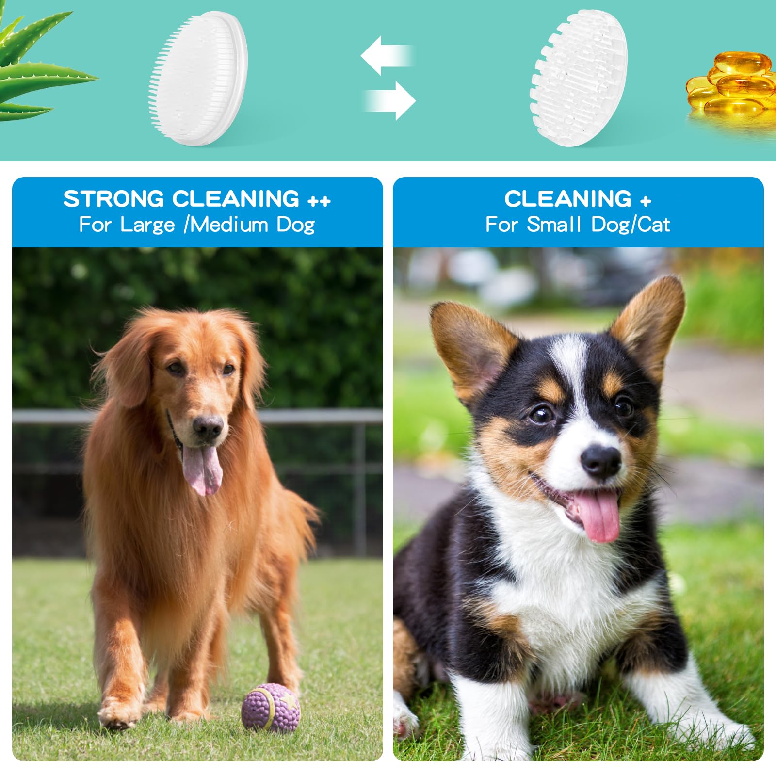 Morikey No-Rinse Dog Paw Cleaner with Brush & Balm - Waterless Pet Shampoo for Quick Cleaning