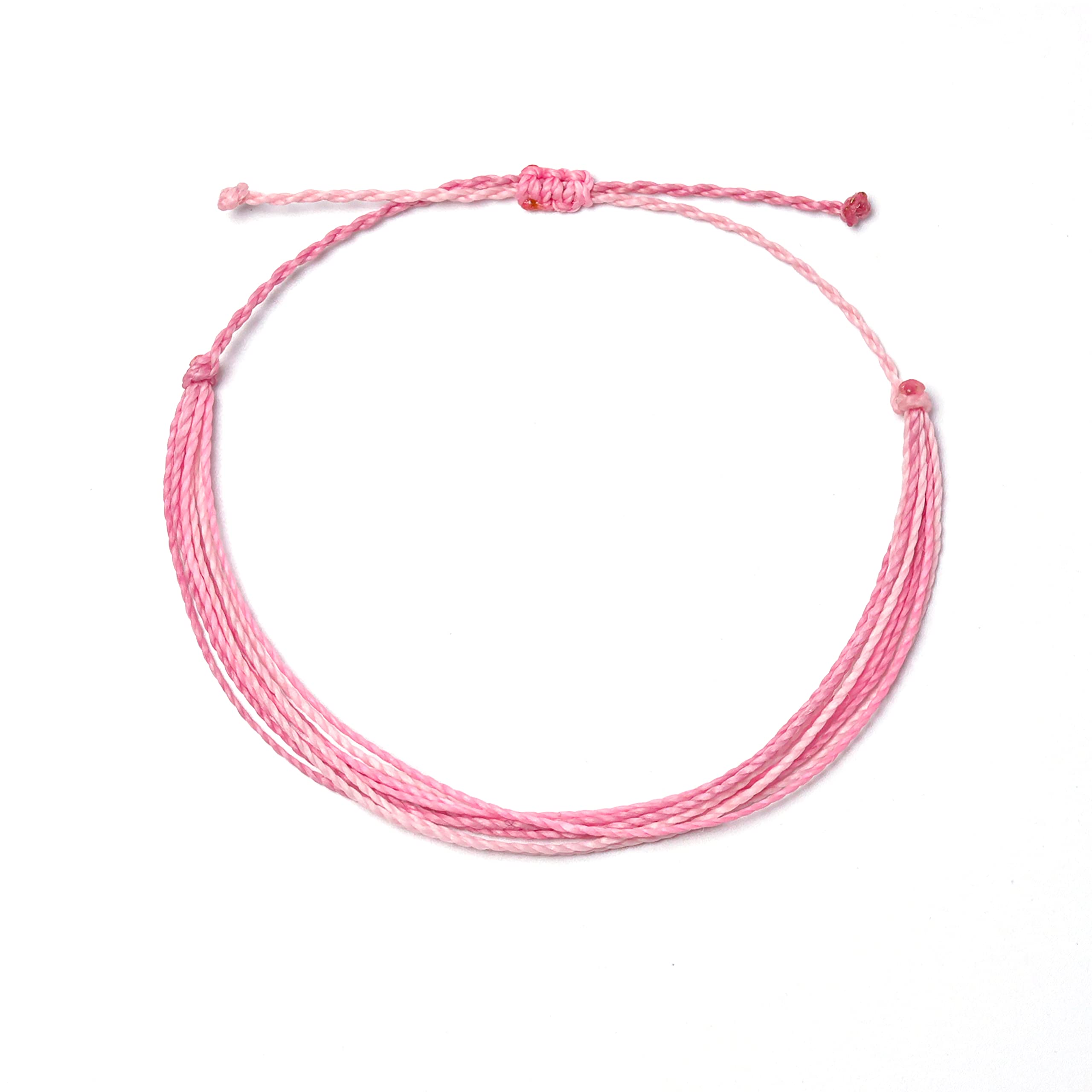 SurfriderStyle Handmade Waterproof Waxed Thread Adjustable Bracelet or Anklet - Unisex Beach Jewelry, Friendship Bracelet, Boho Style for Surfing, Swimming & Outdoor Activities