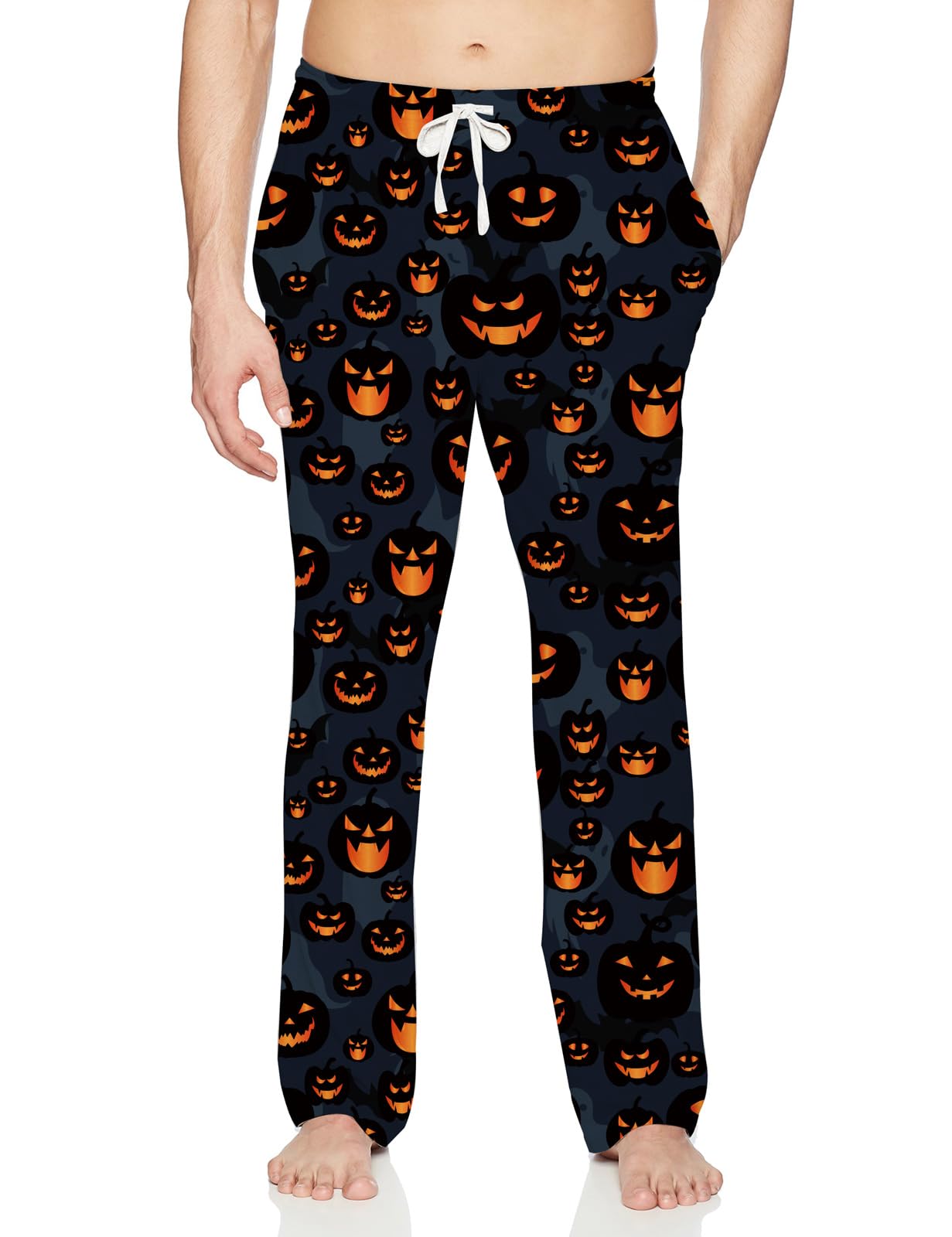 Vogseek Men's Christmas Pajama Pants - Festive Holiday Sleepwear with Pockets for Cozy Winter Nights & Family Gatherings