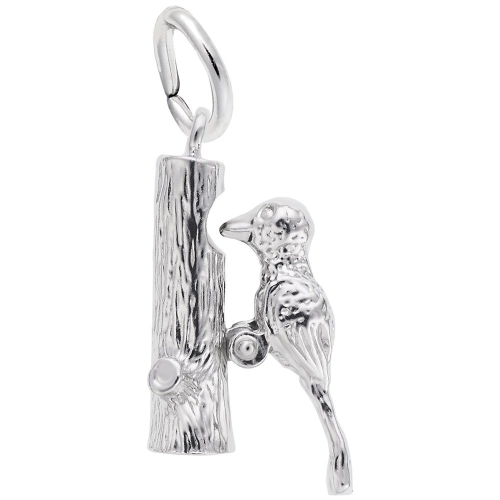 Woodpecker Charm Pendant - Handmade Jewelry for Bracelets & Necklaces - Perfect for Nature Lovers & Bird Enthusiasts