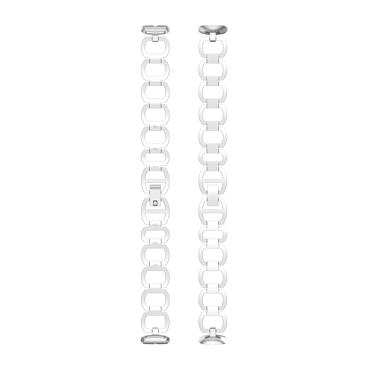 Chofit Stainless Steel Band for Fitbit Luxe - Adjustable Bracelet for Women & Men | Workout & Daily Wear