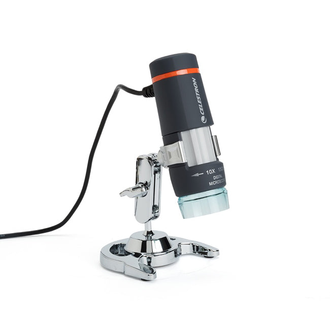 Celestron 44302 Deluxe Handheld Digital Microscope with 2MP Camera - Perfect for Coin Collecting, Jewelry Inspection & Science Education