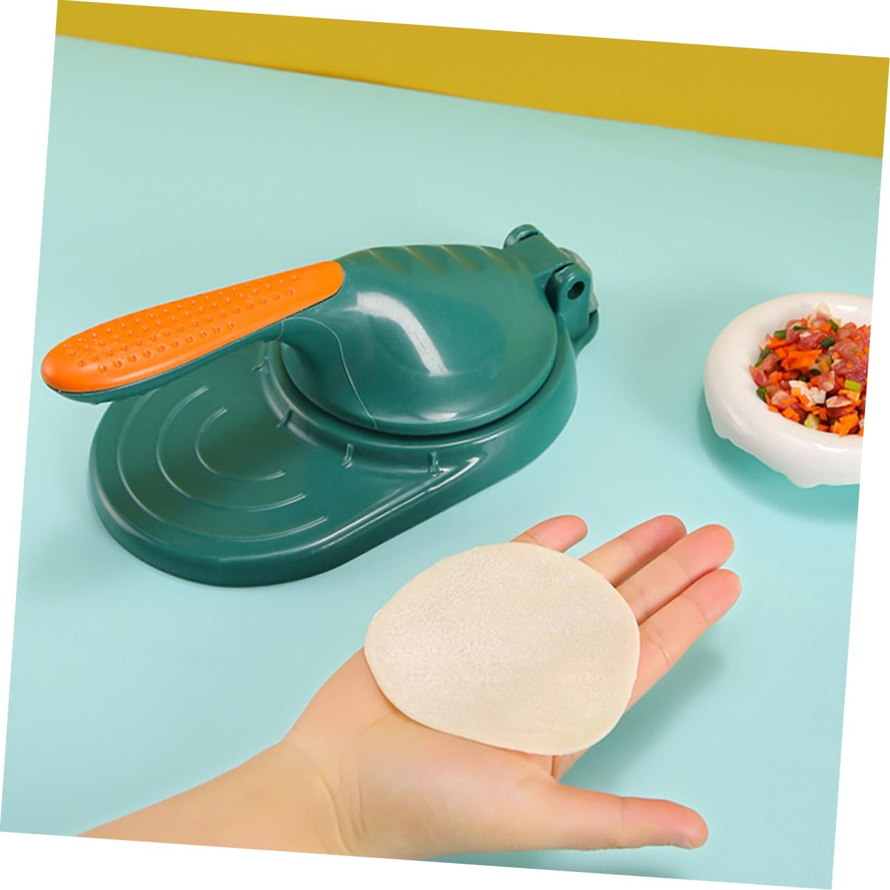 Premium Hemoton Tortilla Press & Dumpling Wrapper Maker - Heavy Duty Cast Iron Dough Press for Homemade Tortillas, Dumplings, Empanadas & More - Perfect Kitchen Gadget for Mexican, Asian & Latin Cuisine