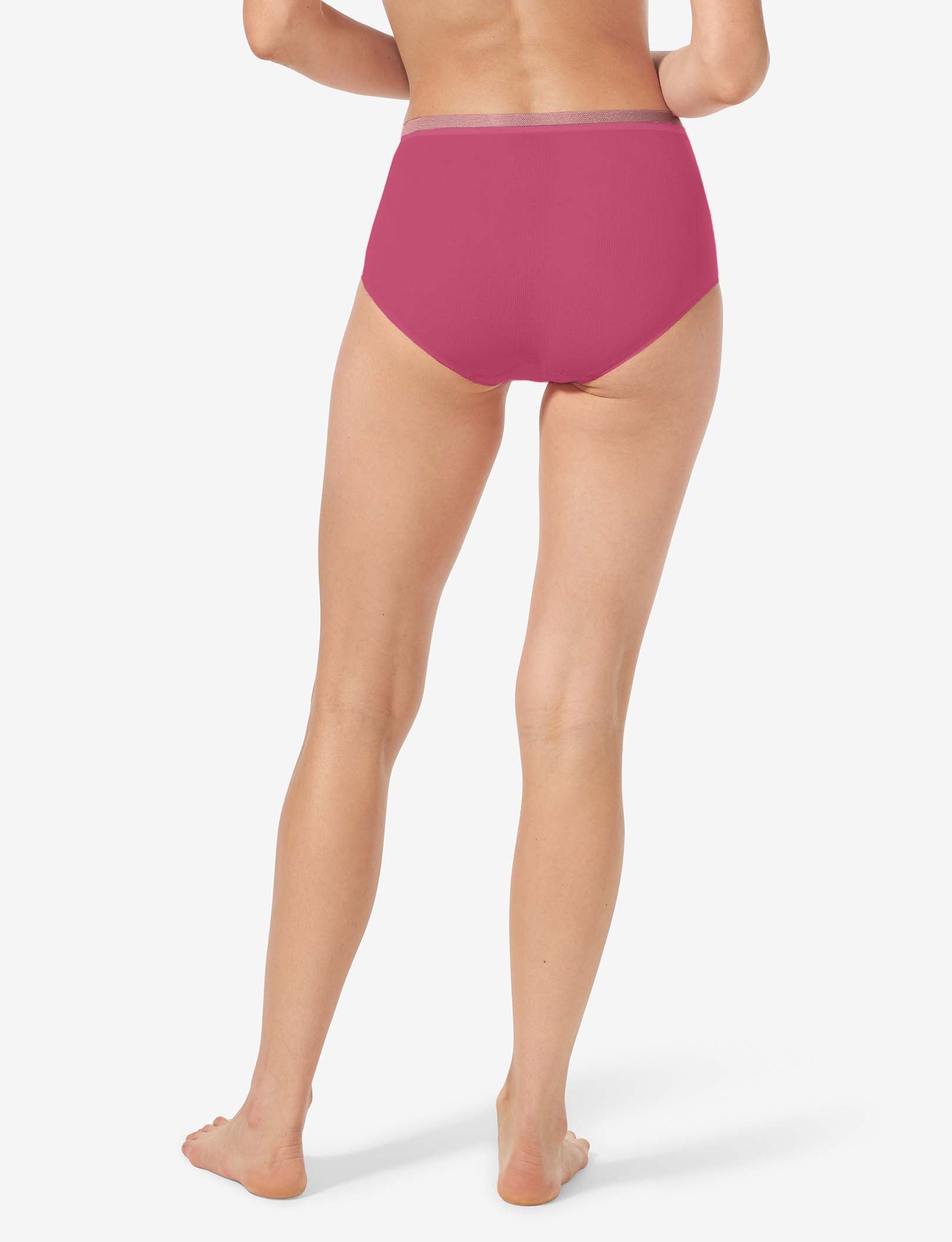 Women's Air High Rise Brief - Comfortable Cotton Underwear for Everyday Wear | Perfect for Yoga, Workout & Lounge