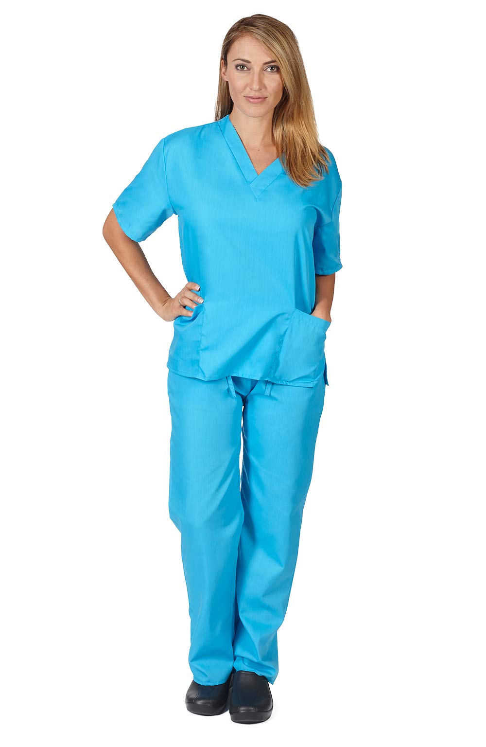Premium Women's Medical Scrub Set - 6-Pack Comfortable Uniform Tops & Pants for Nurses, Doctors & Healthcare Professionals | Hospital, Clinic & Workwear Essentials