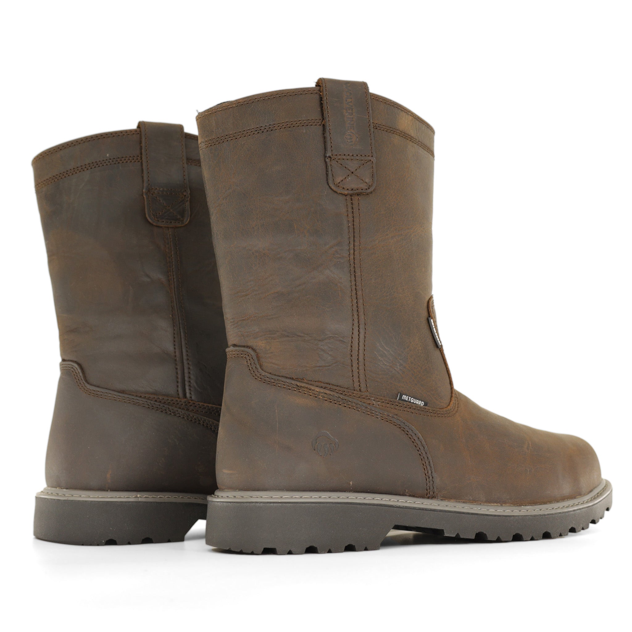 Slip-Resistant Safety Work Boots for Men - Non-Slip Oil & Waterproof Steel Toe Construction Shoes - Ideal for Construction, Warehouse, and Industrial Work Environments
