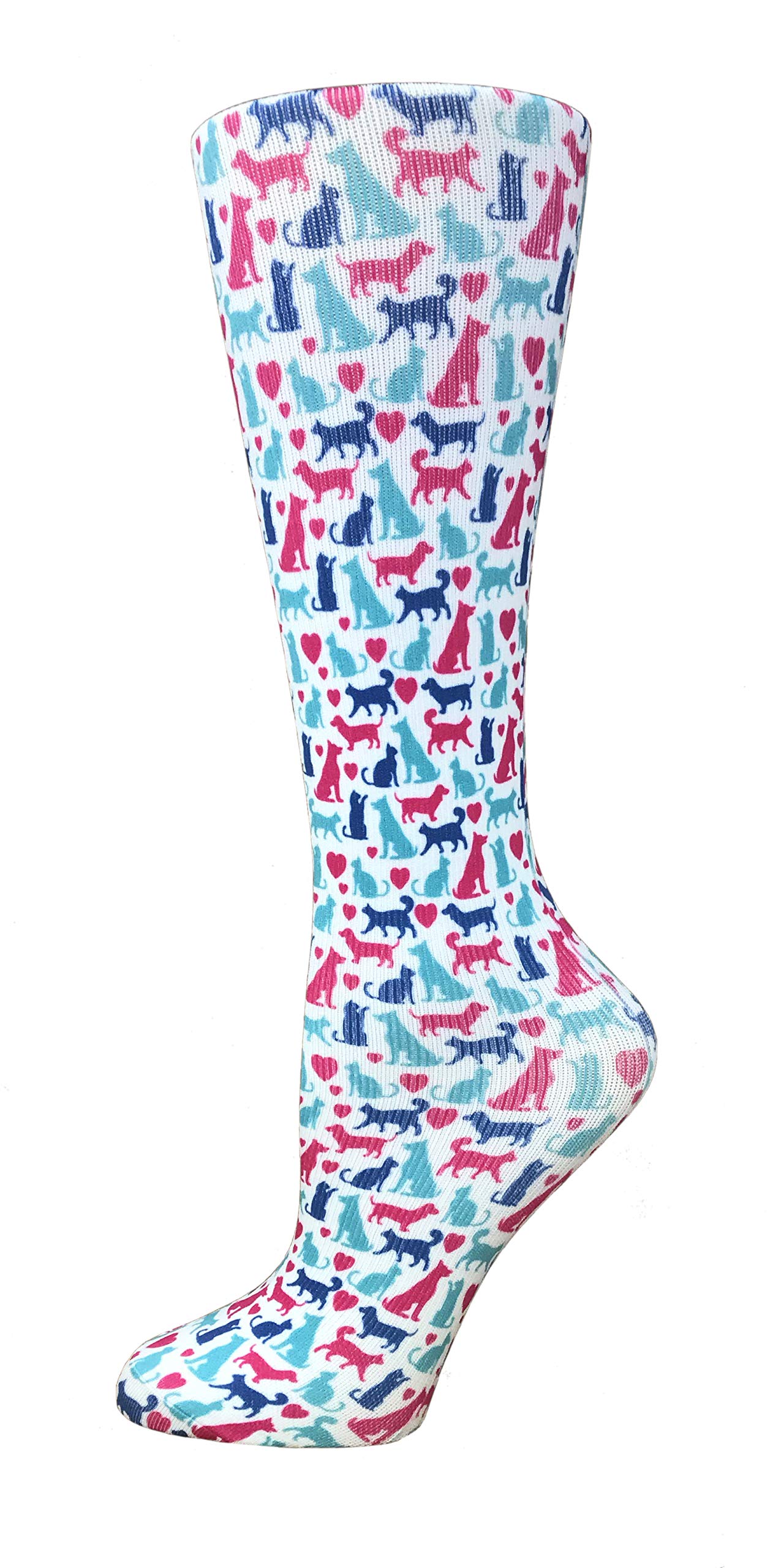 Therapeutic Graduated 10-18 mmHg Compression Socks for Women & Men - Improve Circulation, Reduce Swelling & Leg Fatigue - Perfect for Travel, Running & Nurses