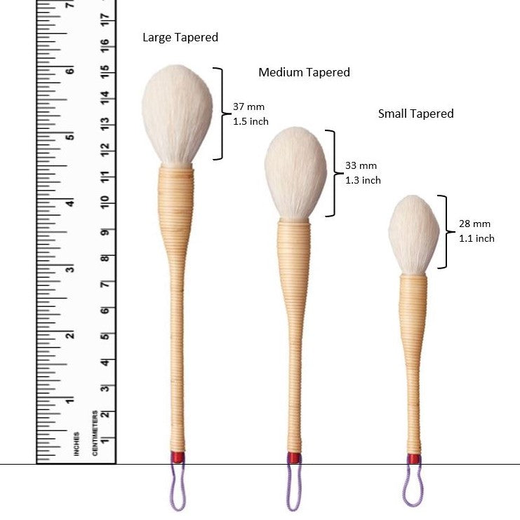 Yachiyo Tapered Small Makeup Brush (4.1 Inch) - Professional Precision Brush for Eyeshadow, Blending & Detailing [HC1367] | Perfect for Professional Makeup Artists & Beauty Enthusiasts