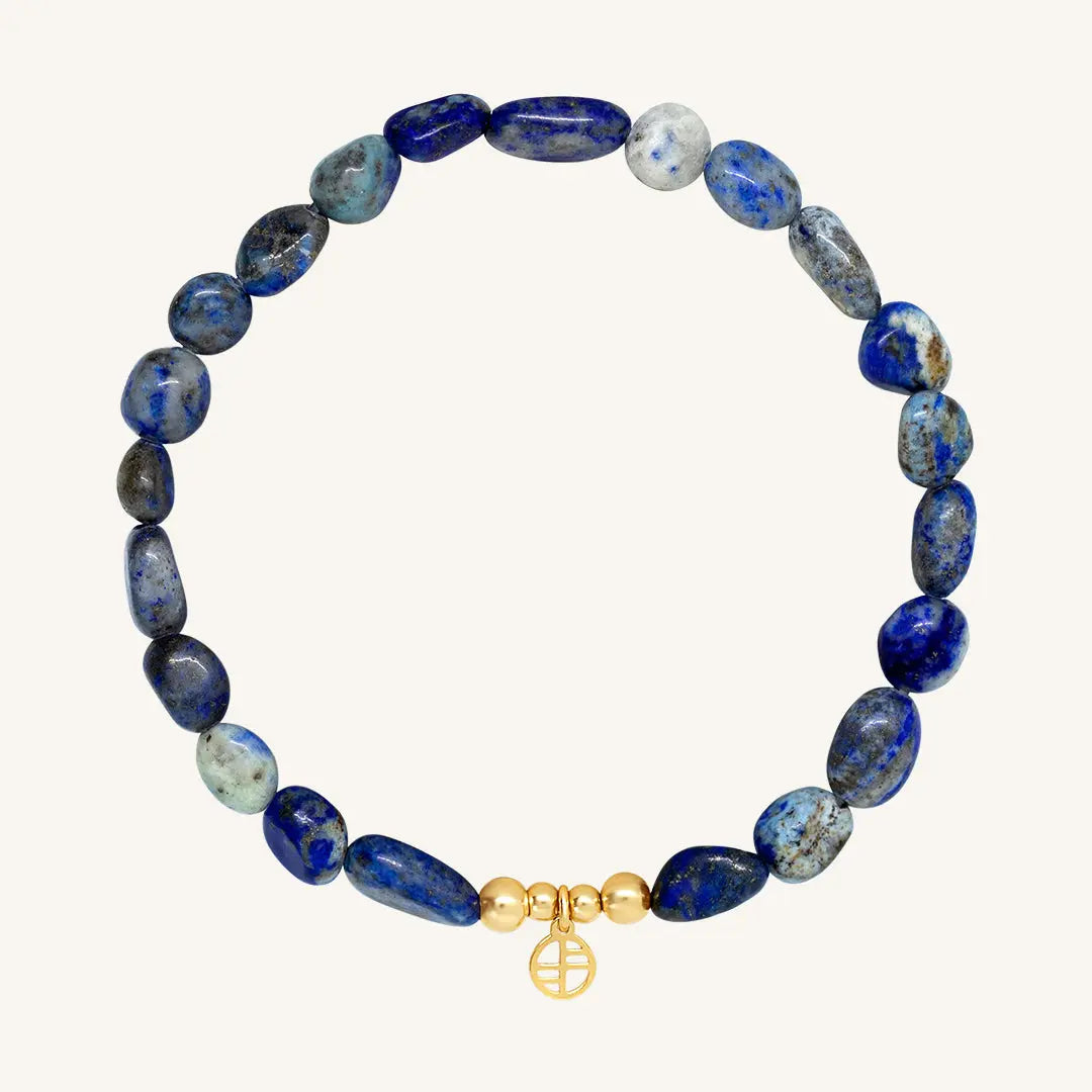 Bennett Lapis Bracelet - Genuine Lapis Lazuli Stone of Friendship Bracelet for Women | Perfect Gift for Best Friends, Healing & Spiritual Jewelry for Everyday Wear