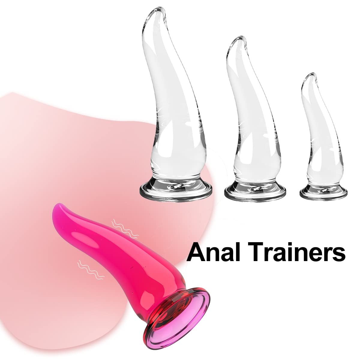 Premium Silicone Anal Plug - Prostate Stimulator & Butt Plug for Men & Women - Comfortable & Safe Anal Sex Toy for Couples & Solo Play - Enhances Pleasure & Sensation in Bedroom & BDSM Scenes