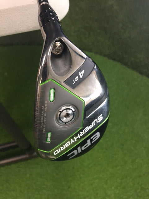 Callaway Epic Super Hybrid Golf Club - Premium Demo Club for Men & Women | Perfect for Driving Range, Course Play & Practice Sessions