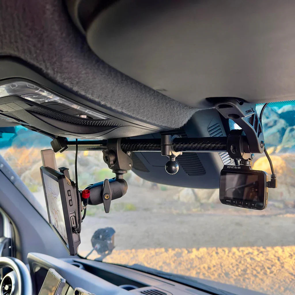 TerraX Visordok Tube for 2007+ Mercedes Sprinter Van - Durable Sun Visor Replacement for Enhanced Driving Comfort - Perfect for Road Trips and Daily Commutes
