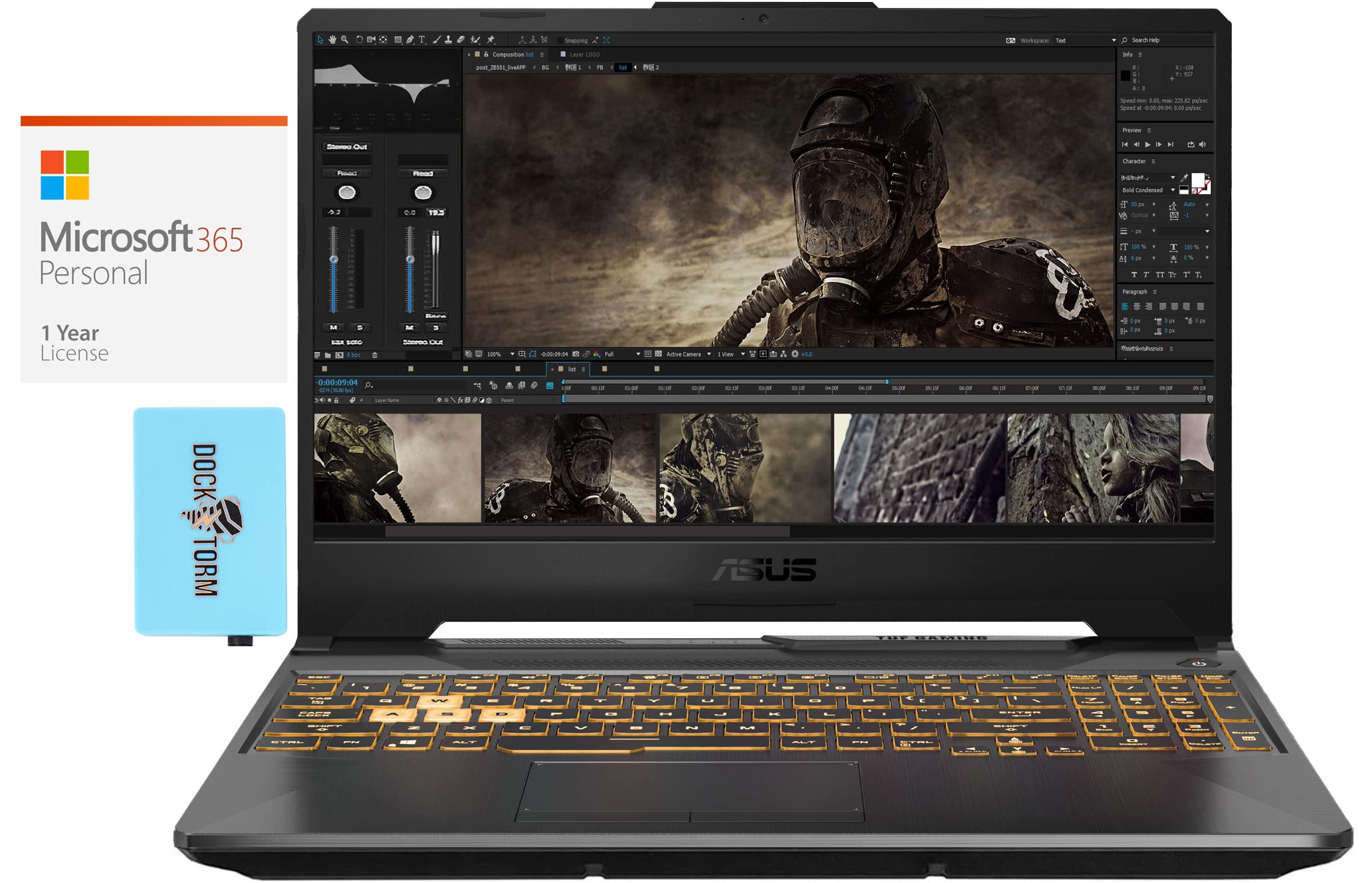 ASUS TUF F15 Gaming Laptop - Intel i5-10300H, 32GB RAM, 2TB SSD, GTX 1650, 15.6