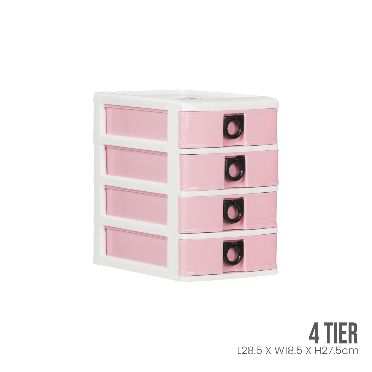 WHITE FRAME - SWEET PINK DRAWER (301-4WF-SPK)