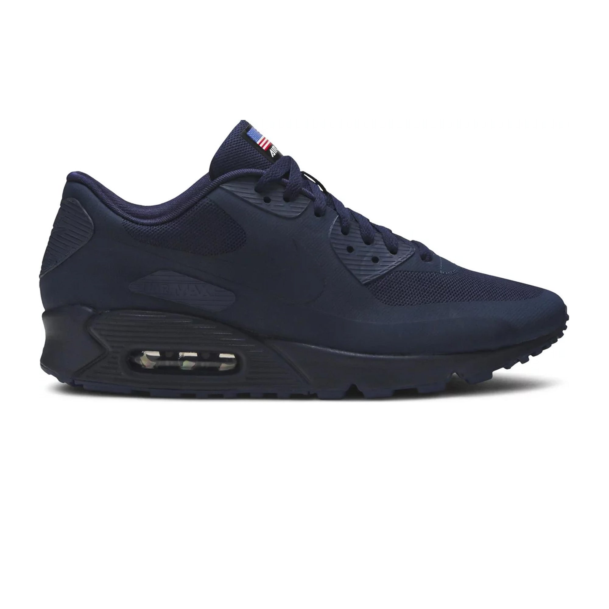 Nike Air Max 90 'Independence Day' Navy Blue Running Shoes - New Men's/Women's Sneakers for Casual Wear, Jogging & Street Style Fashion