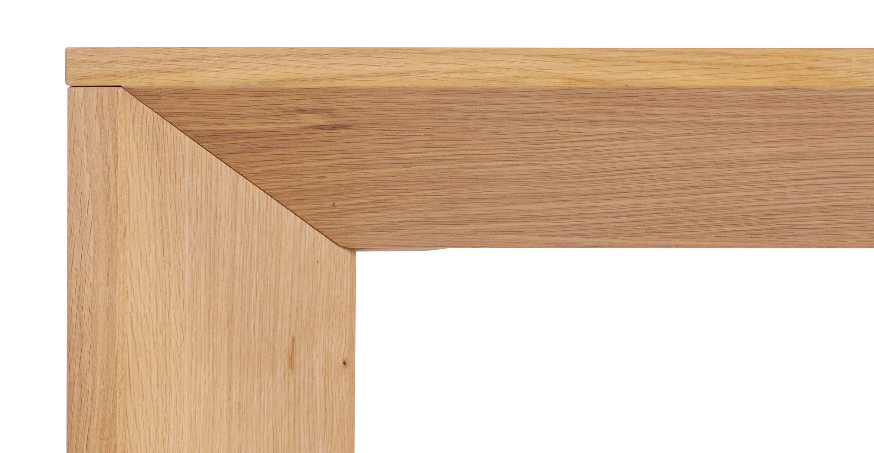 Preston 96-Inch Modern Dining Table - Solid Wood Farmhouse Table for 8-10 People - Perfect for Large Family Gatherings & Dinner Parties