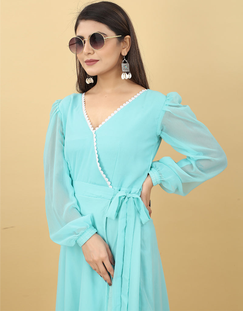 Stylish Green Bottle Designer Tunic for Women - Perfect for Casual Wear, Office Outfits & Party Dressing