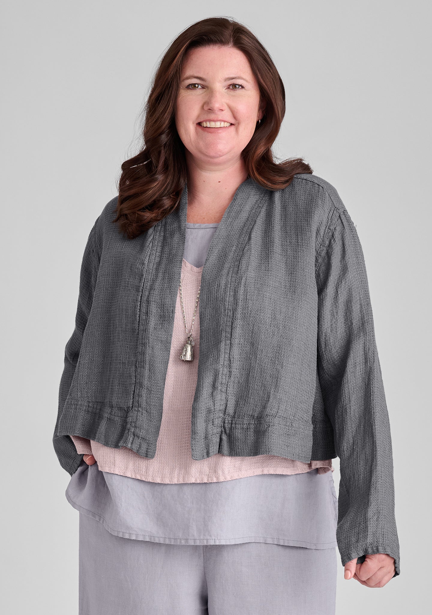 Stylish Cropped Linen Cardigan for Women - Lightweight Summer Cover-Up for Beach, Office & Casual Outfits