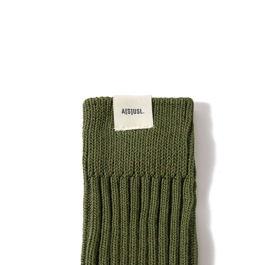 ASUSL Signature Olive Socks for Men & Women - Comfortable Casual Athletic Socks for Running, Hiking & Everyday Wear
