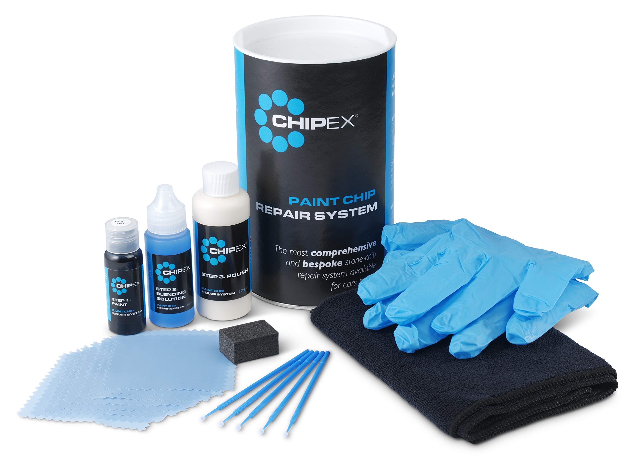 Chipex Premium Touch-Up Paint Kit for Porsche C9A Pure White - Car Scratch Repair & Paint Restoration Kit with Brush - Perfect for DIY Auto Body Touch-Ups & Minor Scratch Removal