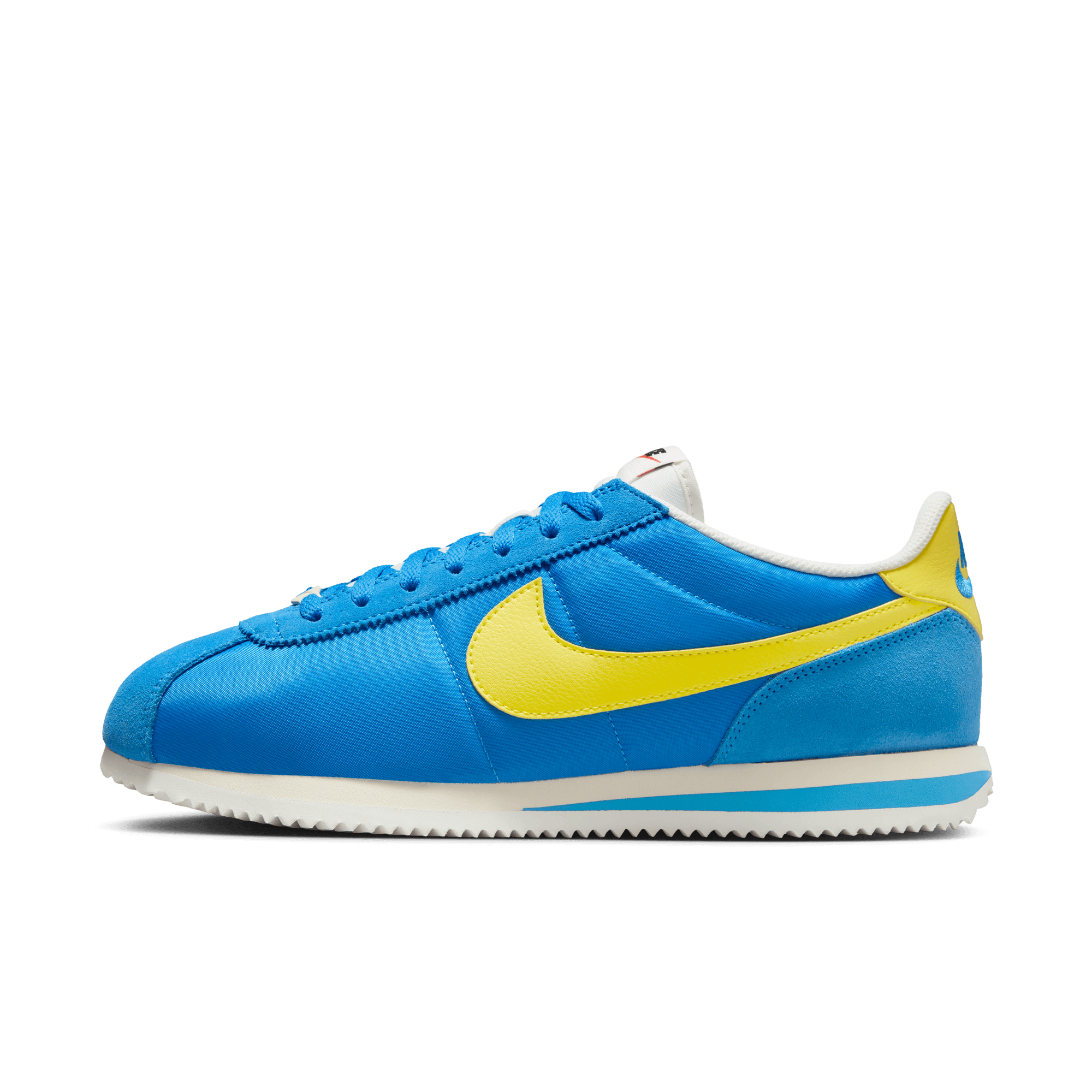 Nike Cortez TXT Sneakers in Light Photo Blue & Lightning - Classic Comfort for Running, Walking & Casual Wear
