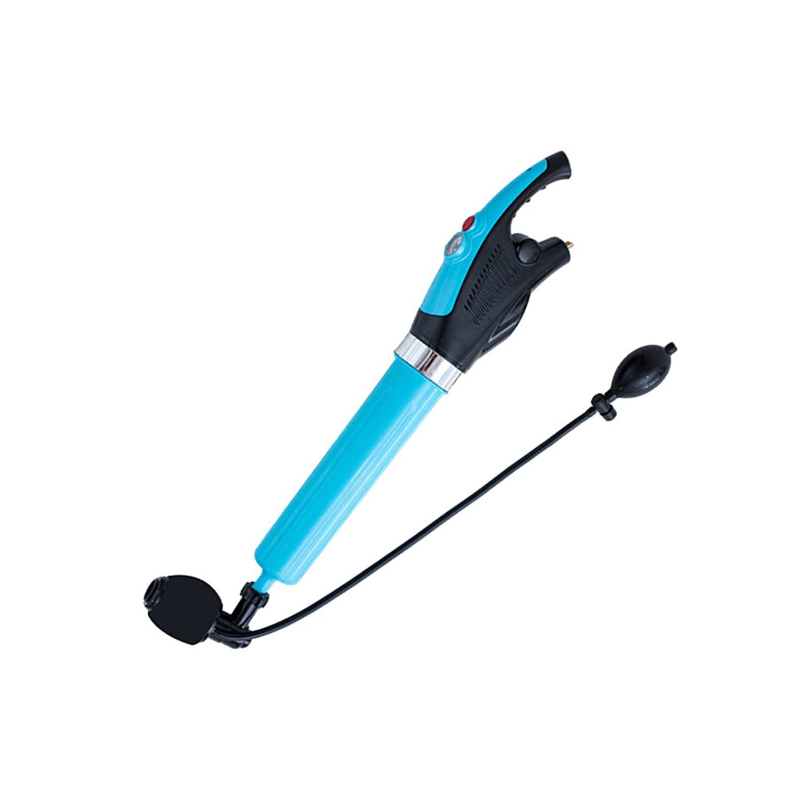 Powerful Toilet Plunger with Replaceable Heads - Heavy Duty Drain Blaster Gun for Clogged Toilets, Sinks, Bathroom Floor Drains & Pipes - Detachable Bathroom Plunger Unblocker - Perfect for Home, RV & Commercial Use