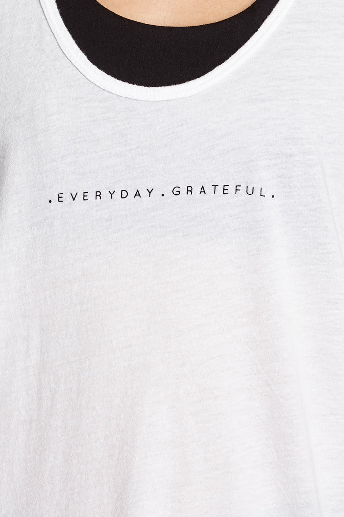 Good hYOUman Everyday Grateful Tracy Tank Top - Women's Casual Comfortable Cotton Blend Shirt for Yoga, Workout & Everyday Wear